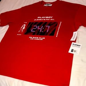 Playboy Shirt from pacson size large color red